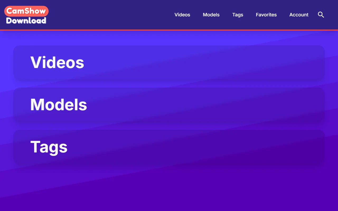 Screenshot of Camshowdownload